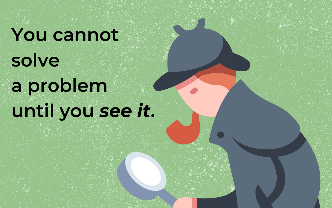 You cannot address bias until you see it