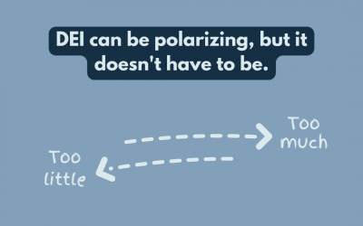 DEI As A Pendulum – Finding the Middle Ground